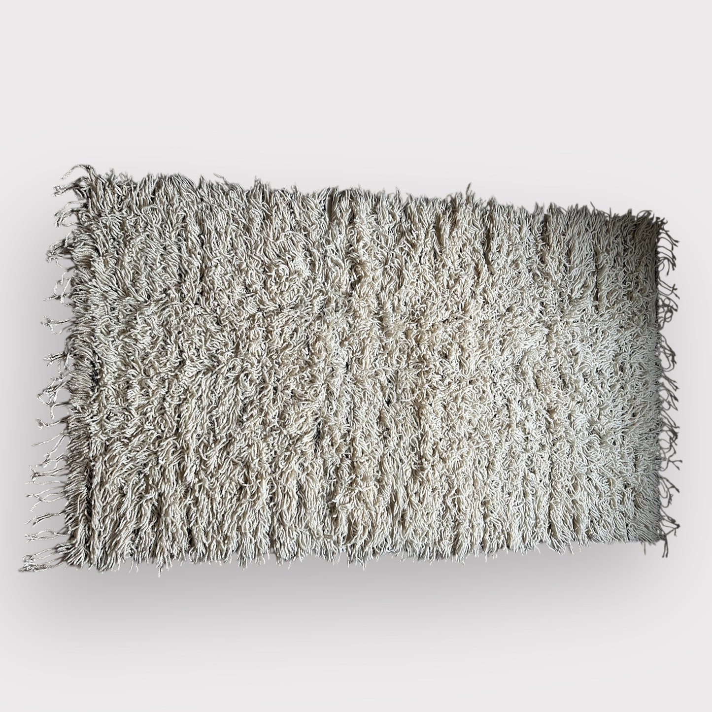 Tapis berbère pur laine réversible – Pièce unique – 115×196 cm – Artisanat haut de gamme