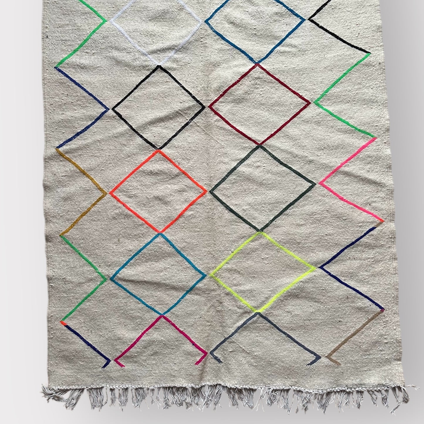 Petit tapis Berbère en laine – Modèle unique, tissé main (101–102 cm x 148 cm)